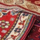 stacked oriental rugs